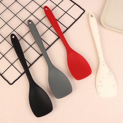 Cuchara Espátula de Silicona de Grado Alimenticio Resistente al Calor Cuchara para Cocinar Antiadherente Rascador para Hornear para Remover Servir Ensalada