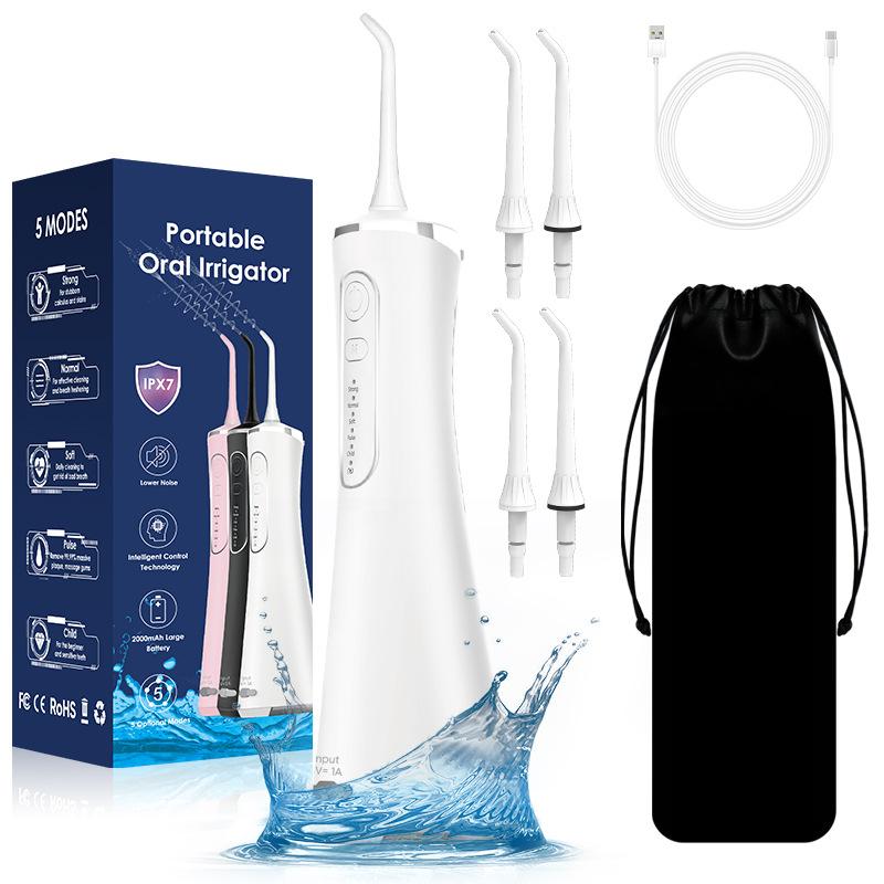 Portable Tooth Flusher Household Electric Large Water Tank Oral Rinser Water Dental Floss Scrubber