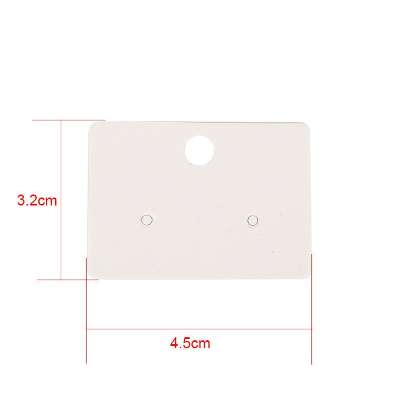50pcs/lot Necklace Paperboard Earring Cards Cardboard Holders Display Hairpin Bracelet Organizers For Making Jewelry Packaging