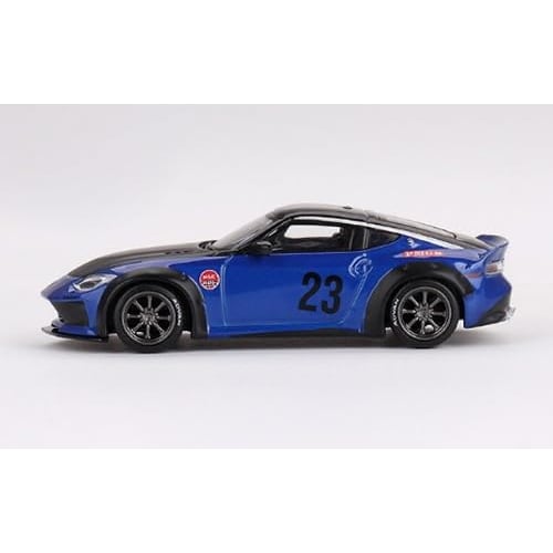 MINI GT 1/64 Nissan Z LBNATION WORKS Seiran Blue (Right-Hand Drive) Finished Product