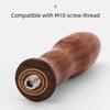 M10 Kaffeemaschinengriff Drehbarer Filterhaltergriff Neuer Holzgriff Café-Zubehör