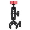 Rv Ladder Mount for Mini ABS Aluminum Alloy Multifunction Adjustable Clamp Mount for Pole RV Trailer Yacht Black