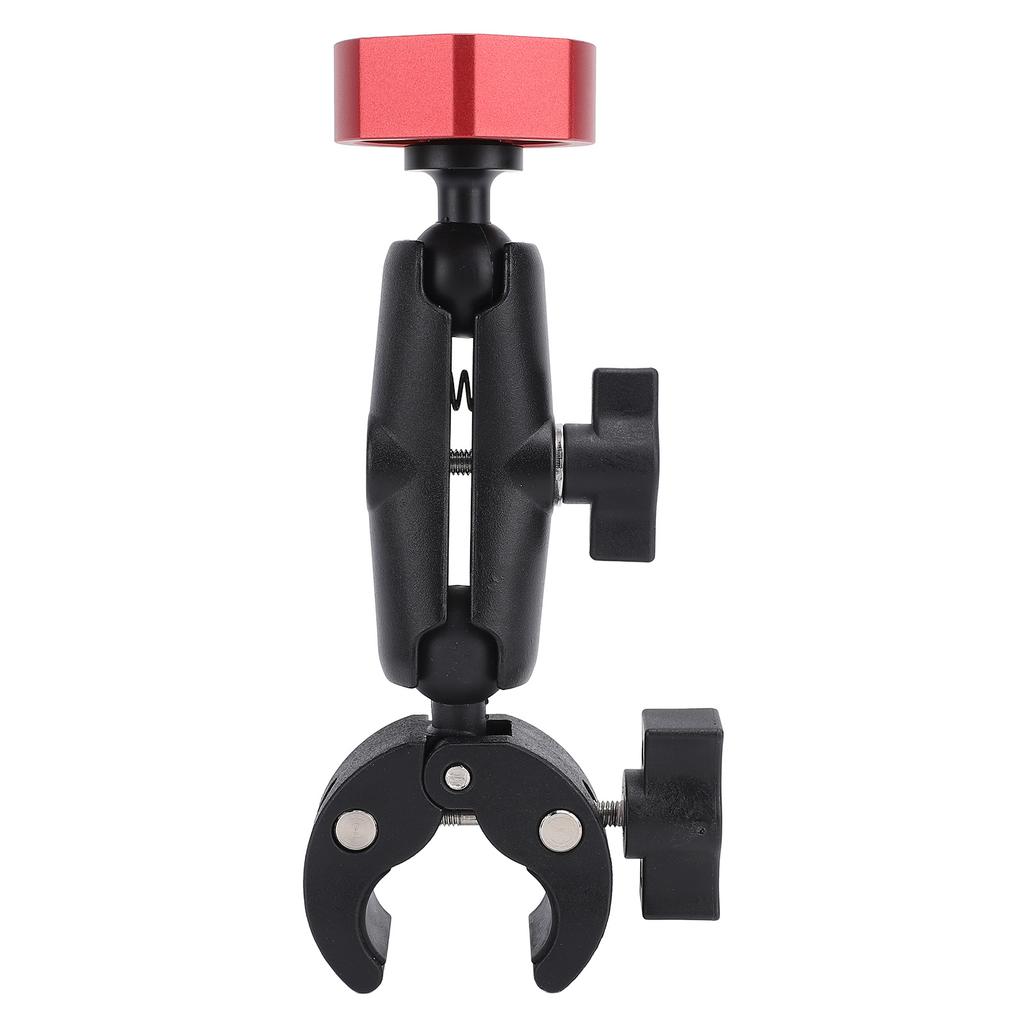 Rv Ladder Mount for Mini ABS Aluminum Alloy Multifunction Adjustable Clamp Mount for Pole RV Trailer Yacht Black