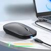 OLOEY Dual-Mode Rechargeable Wireless Bluetooth Mouse (2-Pack)