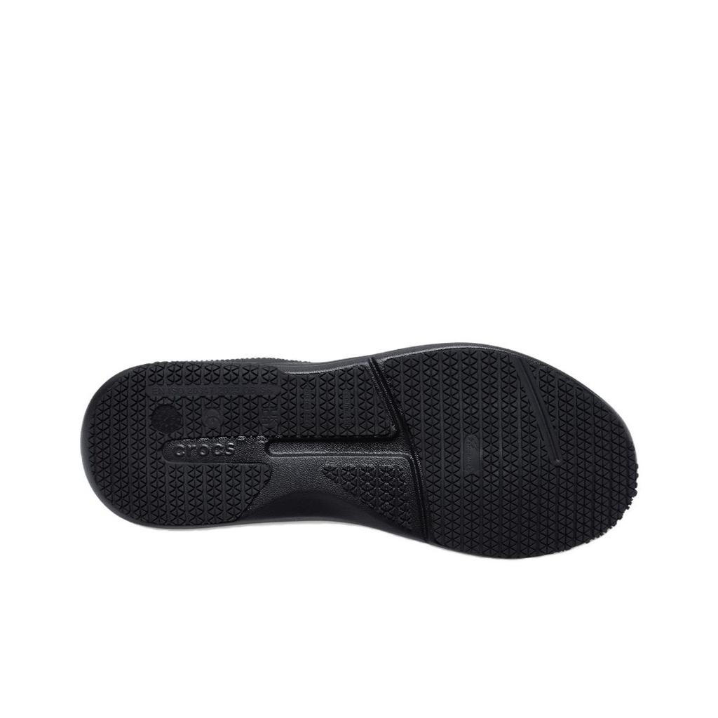 Crocs Na Czas Okrągły Nosek Wygodne Buty Codzienne Buty Unisex Czarny 209475-0WC