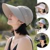 with Removable Cap Top Women's Summer Hat Foldable Visor Caps Fashion Golf Sports Hat