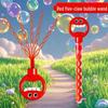 Clearance Smiley Face 32-Hole Bubble Wand - Outdoor Bubble Blower Toy for Kids