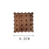 Natural Wooden Cookie Coasters Reusable Anti-skidding and Heat-resistant Coffee  Pad Drink Cup Mat Kitchen Home Tableware