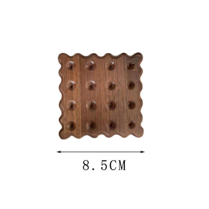 Natural Wooden Cookie Coasters Reusable Anti-skidding and Heat-resistant Coffee  Pad Drink Cup Mat Kitchen Home Tableware