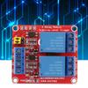 2-Kanal-Relaismodul mit Optokoppler-Isolation Hoch- und Niedrigpegel-Triggermodul(12V)