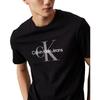 Calvin Klein Άνετο Καθημερινό Μπλουζάκι με Λογότυπο Γράμματος, Στρογγυλή Λαιμόκοψη, Κοντό Μανίκι, Ανδρικές Μπλούζες 81EM286-002