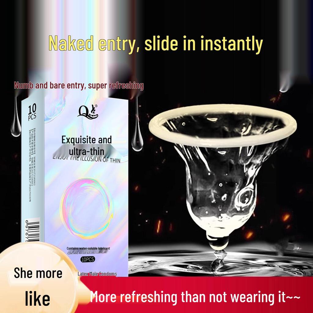 Q Point Ultra-Thin Stimulating Condoms with Clitoral Wolf Tooth Texture - Long-Lasting Safety for Couples.