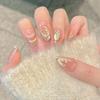 Yihe Gold-Plated Mermaid Pearl Gradient Cat Eye Nails