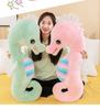 New colorful seahorse plush toy long nap pillow office cushion seahorse toy for girls