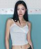Peullijeunopallou Flora Lace Sleeveless Top (White Melange)