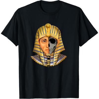 Egyptian Pharaoh Skull Egypt Mythology - Skull Horror Fan T-Shirt