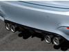 BMW MP Carbon Fiber Exhaust Tip: Single To Dual 4-Pipe Conversion, Stainless Steel Titanium Black M Tail Nozzle.