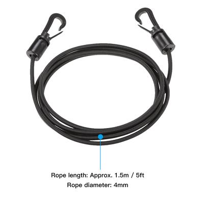 1,5 M 4 MM kajak kano elastische bungee koord schok koord haak vastbindtouw