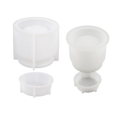 Crafty Silicone Mold for Cement Cup Jar Resin Casting Molds Jar Molds Resin Mold