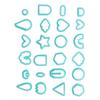 24 Pcs Polymer Clay Cutters Various Shapes DIY Hand Made Jewelry Earrings Making Mould Cutters Tools