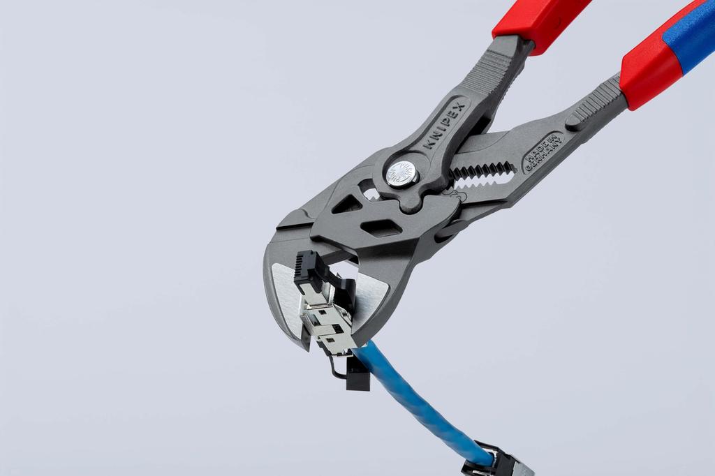 KNIPEX Zange Comfort Zinklegierung Schraubenschlüssel, 250mm, Griff, Plattiert, 8602-250