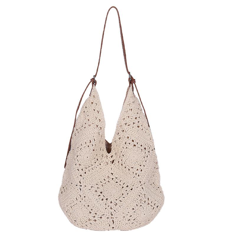 Beach Vacation Bag Women's New Casual Commuting Large-capacity Shoulder Bag