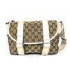 145858 GG Bag Flap Crossbody Shoulder Bag GGCanvas/Leather Beige/White