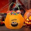 2025 Halloween Candy Bucket Handheld 3D Embroidered Trick-or-Treat Basket Non-Woven Halloween Festival Candy And Snack Bags