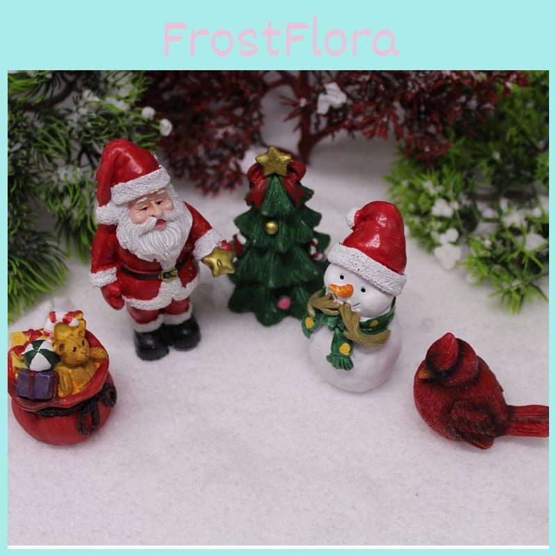 Christmas Resin Sculpture Collection With Santa And Snowman For Decor Gift Giving And Festive Celebrations