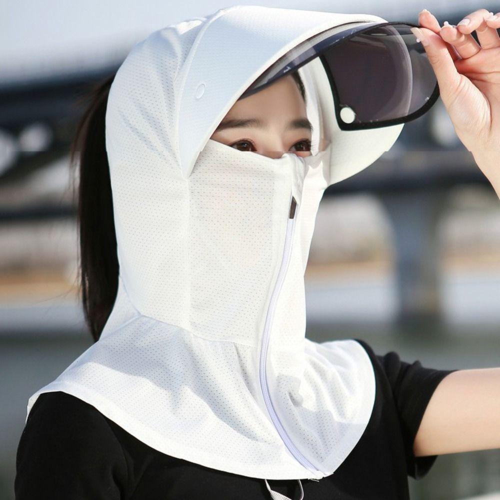 Neck Guard Women Sun Hat Face Cover Summer UV Protection Cap Female Sunshade Hat Mountaineering