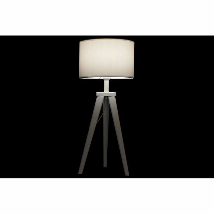 Lampe De Bureau - DKD HOME DECOR - 8424001807918 - Bois - Blanc - Contemporain