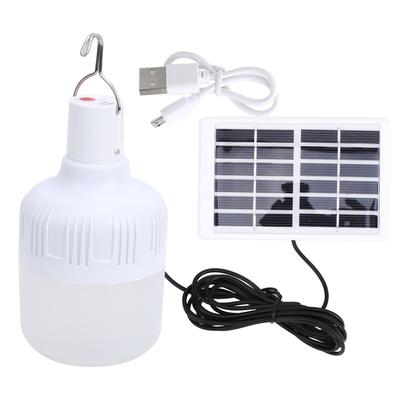50W Dış Mekan LED Güneş Enerjili Sistem Işığı Taşınabilir Şarj Lambası Kamp Acil Durum Işığı