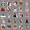 KATSEYE Girl Group Waterproof Stickers (50 Sheets) – Star Idol Merch for DIY Decoration, Thermos, Laptop, and Phone.