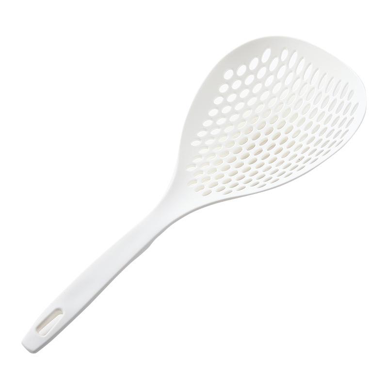 Household large strainer, kitchen large noodle scoop, long handled drain filter, noodle dumpling wonton scoop
