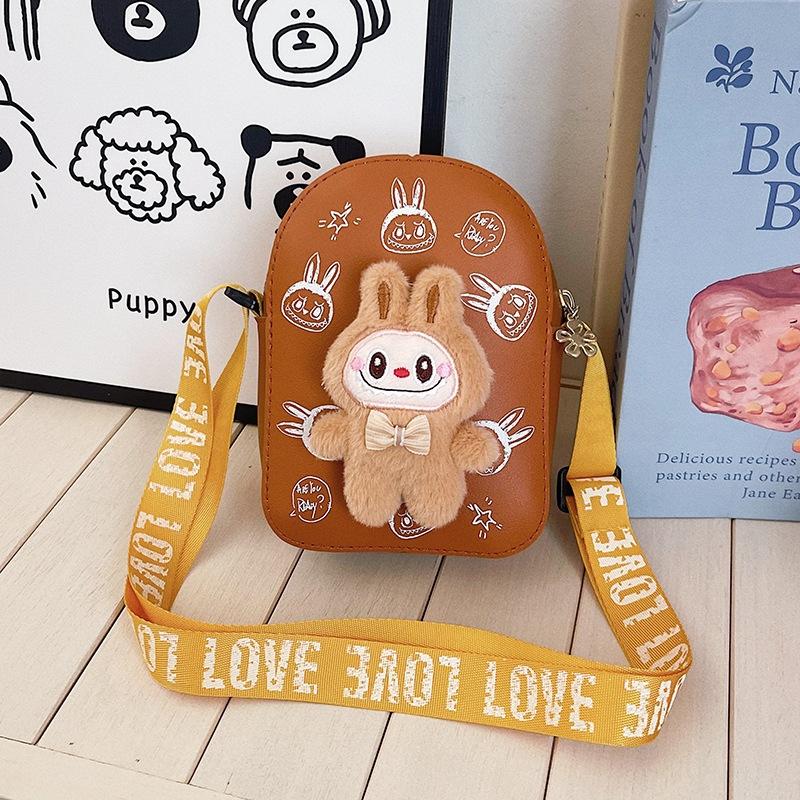 School Bag Fashion Children's Bag Labub New Lightweight and Versatile Backpack Casual Small Breast Bag Going Out Change Bag