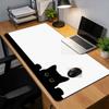 Funny Black Cat Mouse Pads Cute Cat Computer XXL Mausepad Company Desk Pad Large Kawaii Cushion Office Accessories Rug