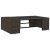 VidaXL Garden Furniture Set 7 Pcs Woven Resin Brown
