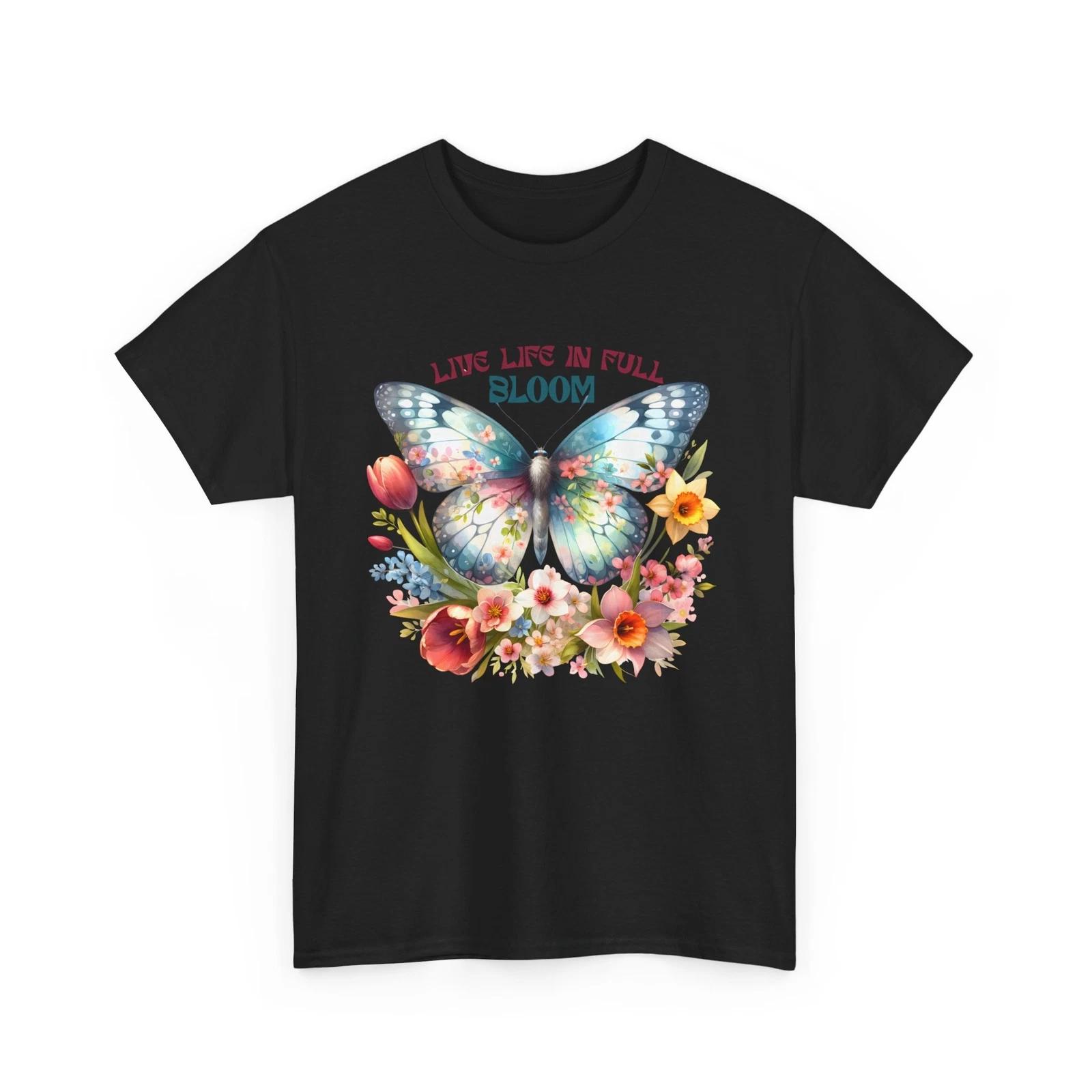 

Bees & Blossoms T-Shirt | Pollination & Spring Beauty Tee | Butterfly Shirt 4XL