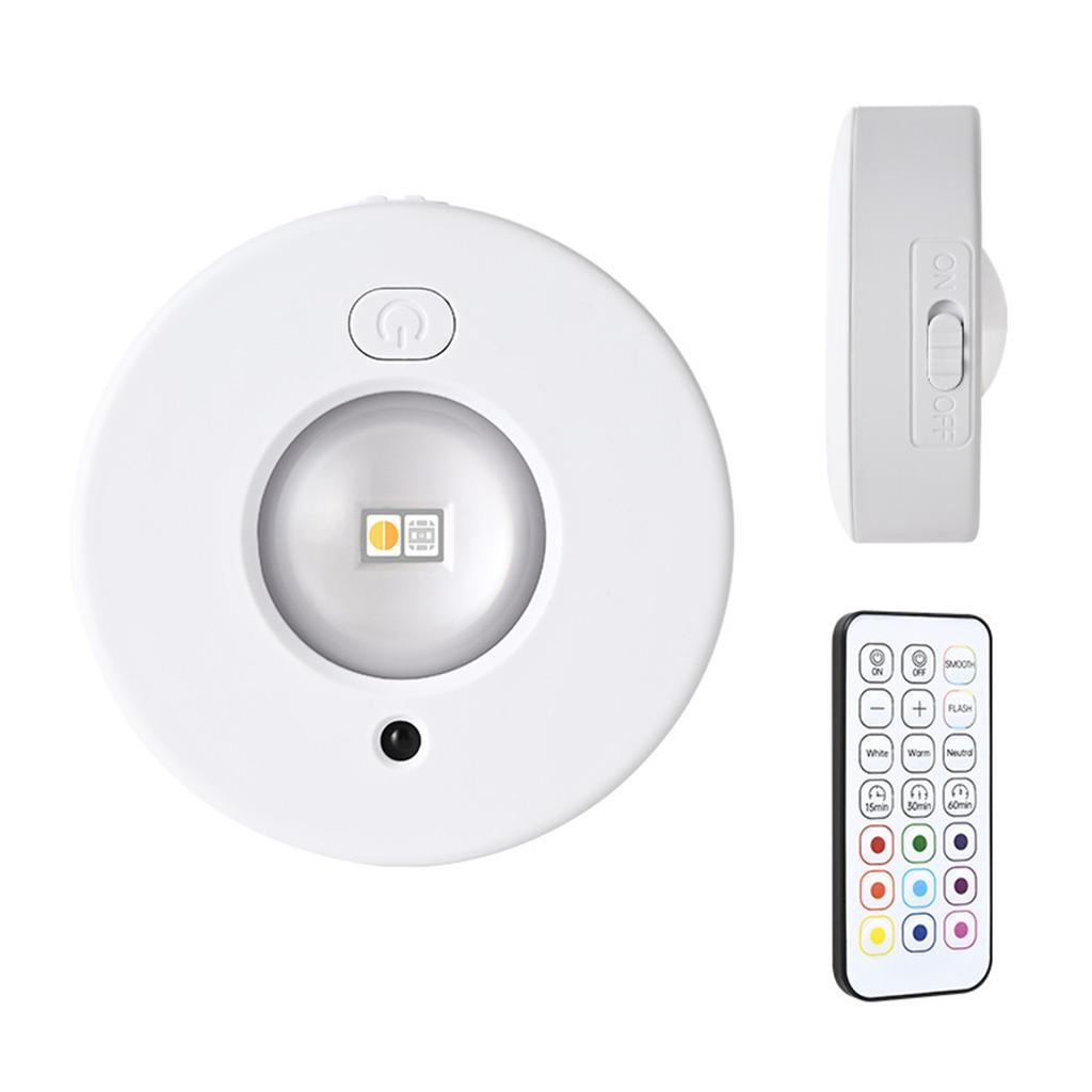 Magnetic LED Cabinet Light, Under Cabinet Lights with Remote, Type-C Rechargeable Lights, Dimmable Color Temperature , 15Celsius30Ce