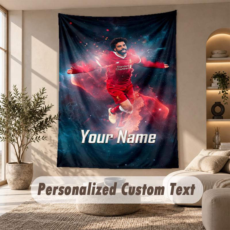 Tapestry Custom Name Text, Wall Hanging Tapestry Home Room DecorMohamed Salah