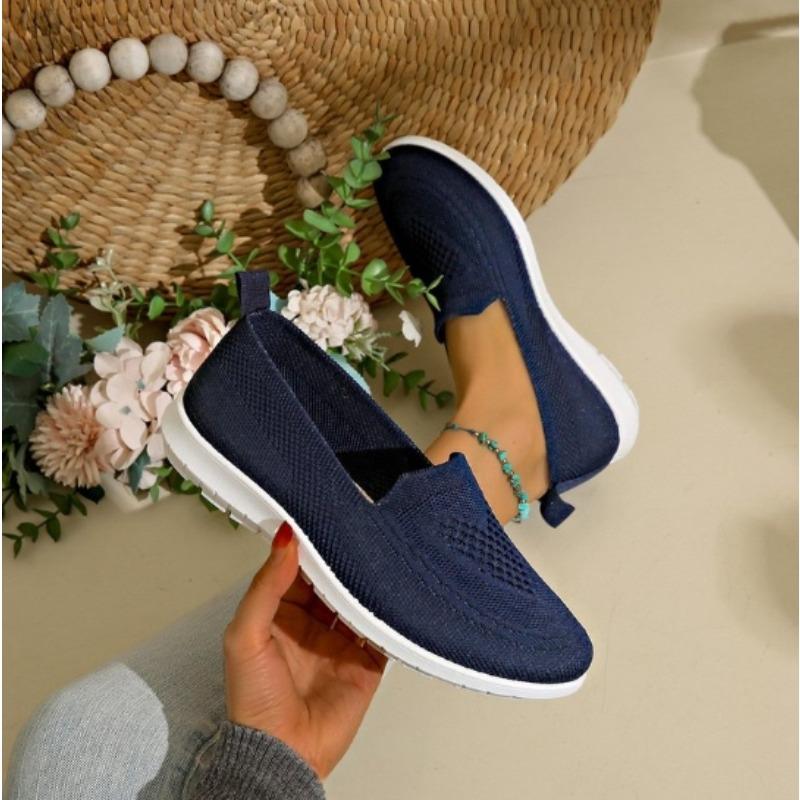 Fashion Women's Casual Flats Outdoor Lightweight Walking Shoes Summer Comfortable Breathable Mesh Shoes New style Hollowing Shoes