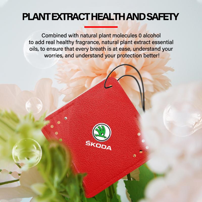 1Pcs Car Interior Pendant Aromatherapy Room Deodorant Sachet Car Accessories For Skoda Octavia Superb Rapid Kodiaq Karoq Fabia Kamiq Roomster Citigo