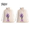 Sacos Decorativos de Sachê 2 Peças Sacos com Cordão, com Estampa Floral, Tecido de Poliéster e Algodão Respirável Malha Pequena Bolsas de Armazenamento Bolsas, Sachês Portáteis,