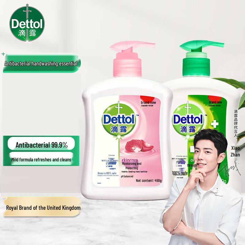 Dettol Antibacterial Hand Wash Set (Moisturizing & Pine)