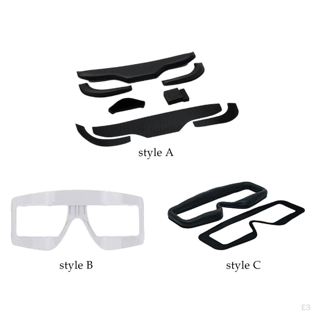 3D Glasses Mask Accessories Kit, Professional Cushion Pad Protector wear