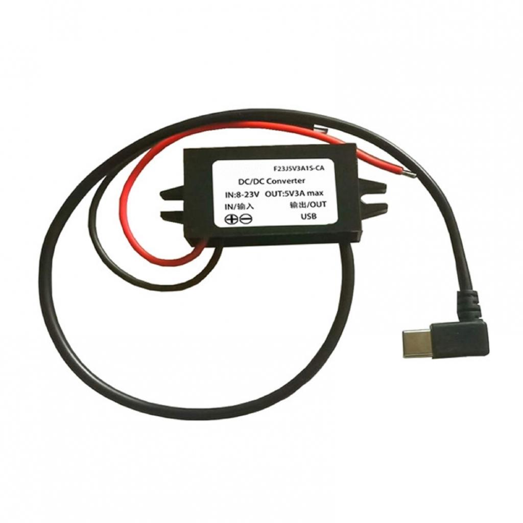 12V auf 5V 3A Wasserdichter Konverter Typ C USB C DC-DC Step Down Modul