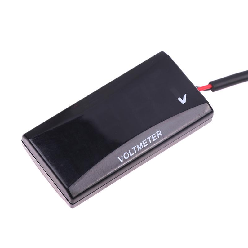 Mini LED Display Digital Voltmeter Panel Volt Voltage Meter Tester Reverse Connection Protection 12V For Car Motorcycle Universa