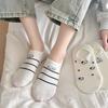 Sock Slippers Women Cotton Thin Breathable Summer Invisible No Show Socks Silicone Non-slip Girls Kawaii Cartoon Low Cut Socks