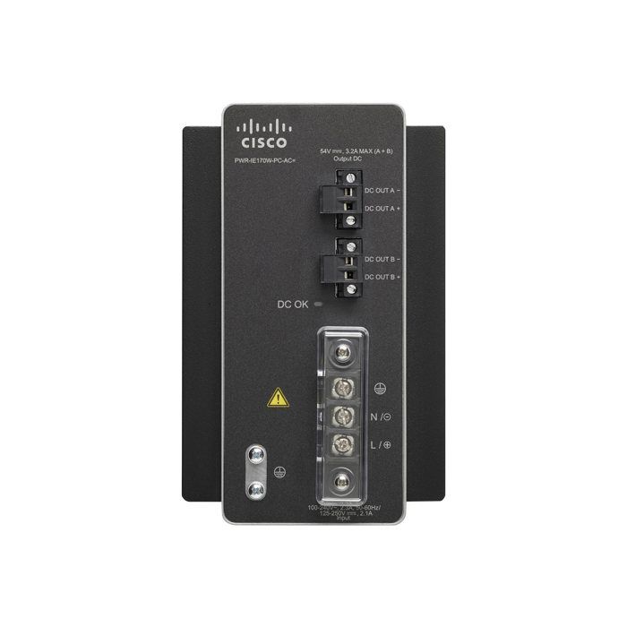Adaptateur secteur - Cisco - AC-DC Power Module - 170 Watt - Montable sur rail DIN - Intérieur