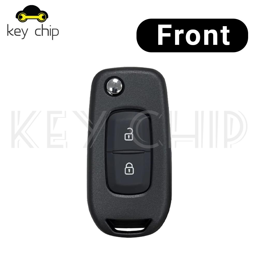 For Renault Dacia Logan 2 II 2018 2019 2020 FSK Car Key Fob Control 2Button 433MHz PCF7961M 4A Chip Flip Remote Key